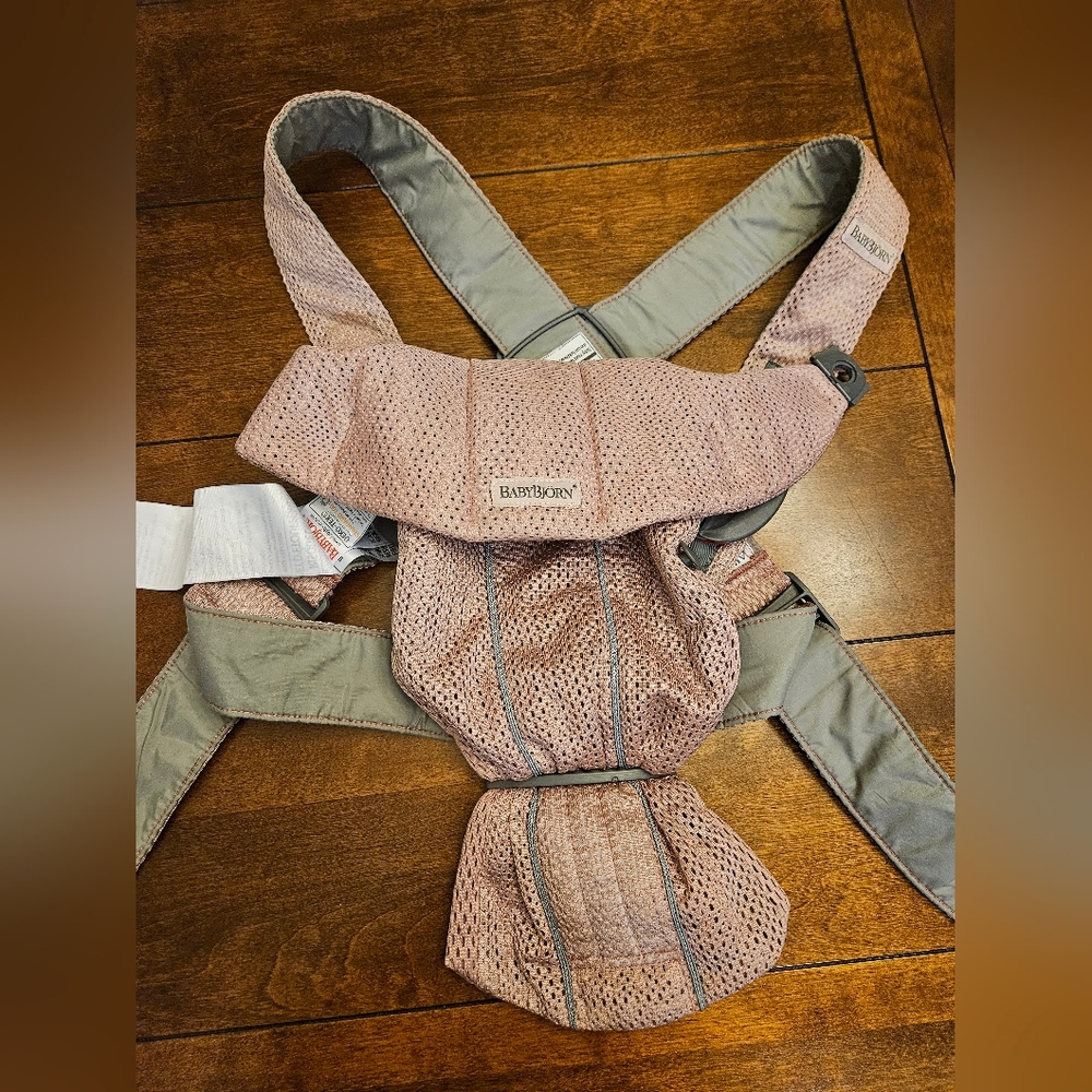 Babybjorn Dusty Pink Mesh